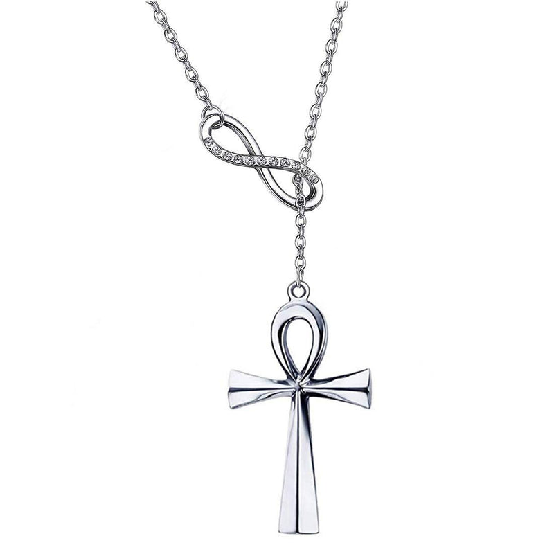 [Australia] - Ankh Cross Y Necklace Cross Y Necklace Egyptian Ankh Y Necklace Egyptian Religion Ankh Jewelry Coptic Gift 