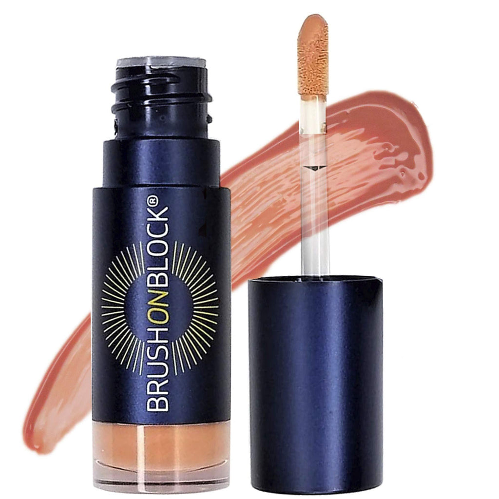 [Australia] - Brush On Block Protective Lip Oil, Broad Spectrum SPF 32 Sunscreen, Nude Tint 