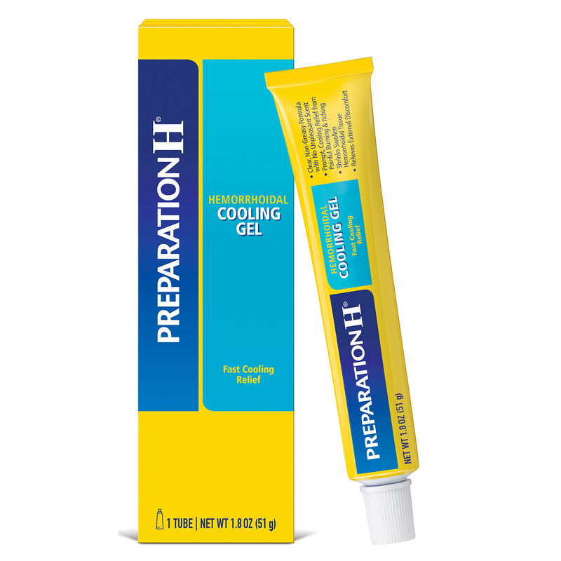 [Australia] - Preparation H Hemorrhoid Cooling Gel with Aloe for Fast Discomfort Relief - 1.8 Oz Tube 