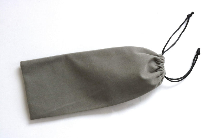 [Australia] - New 10 pcs Handmade Gray Velvet Long 9.75" x 4" Drawstring Jewelry Pouches Bag Gift 