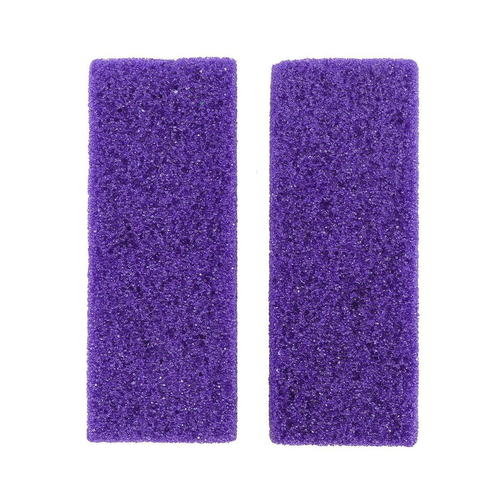 [Australia] - HEALIFTY 2Pcs Foot Pumice Stone Exfoliator Pedicure File Block Callus Remover Scrubber (Purple) 