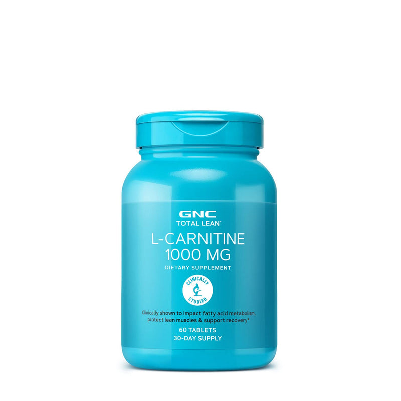 [Australia] - GNC Total Lean L-Carnitine 1000mg, 60 Tablets, Supports Recovery and Lean Muscle Growth 