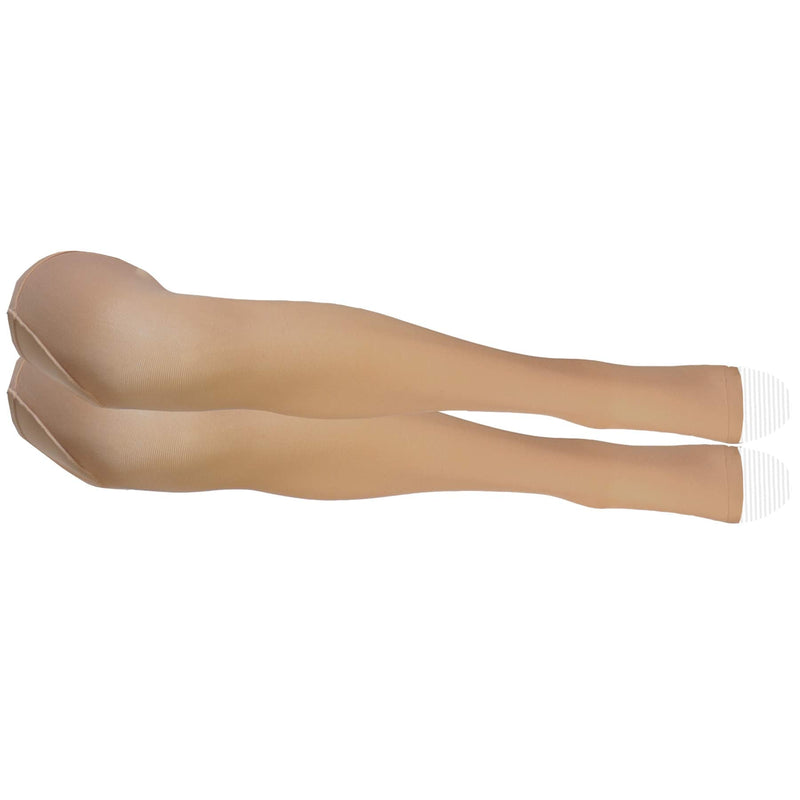 [Australia] - NuVein Surgical Stockings, 18 mmHg Support for Embolic Recovery, Medical Unisex Fit, Thigh High, Open Toe, Beige, Large Large (Pack of 2) 