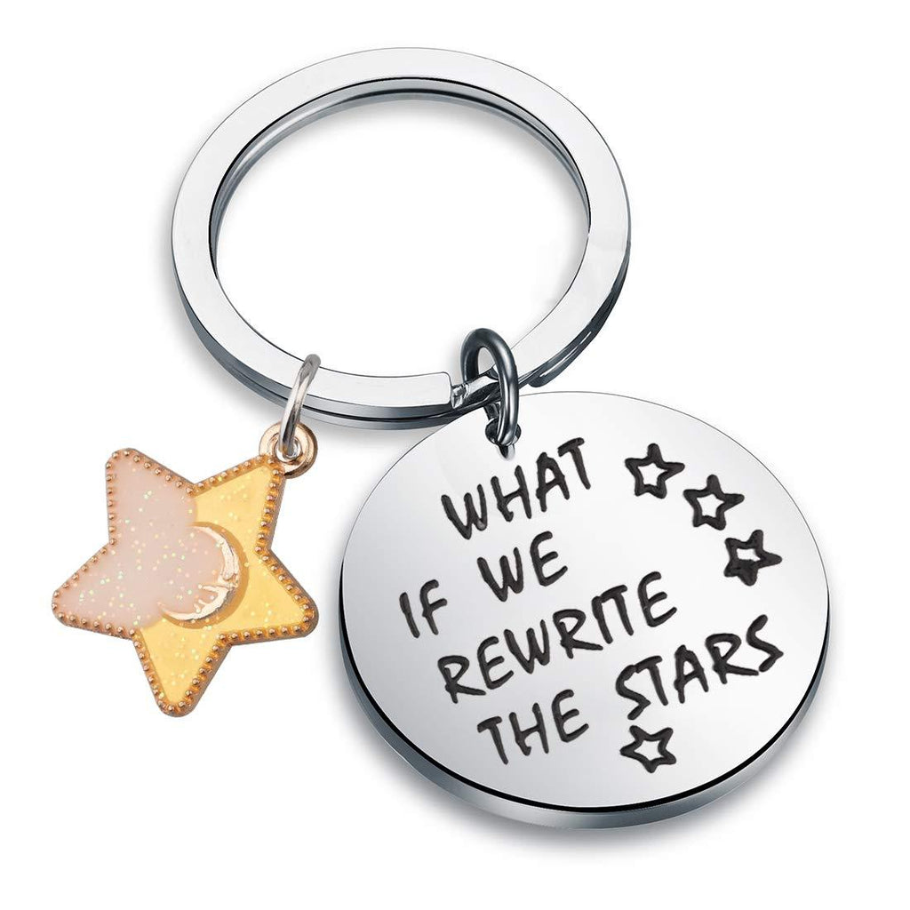 [Australia] - MAOFAED The Greatest Showman Inspired Keychain What If We Rewrite The Stars Inspiration Gift Dream Gift 