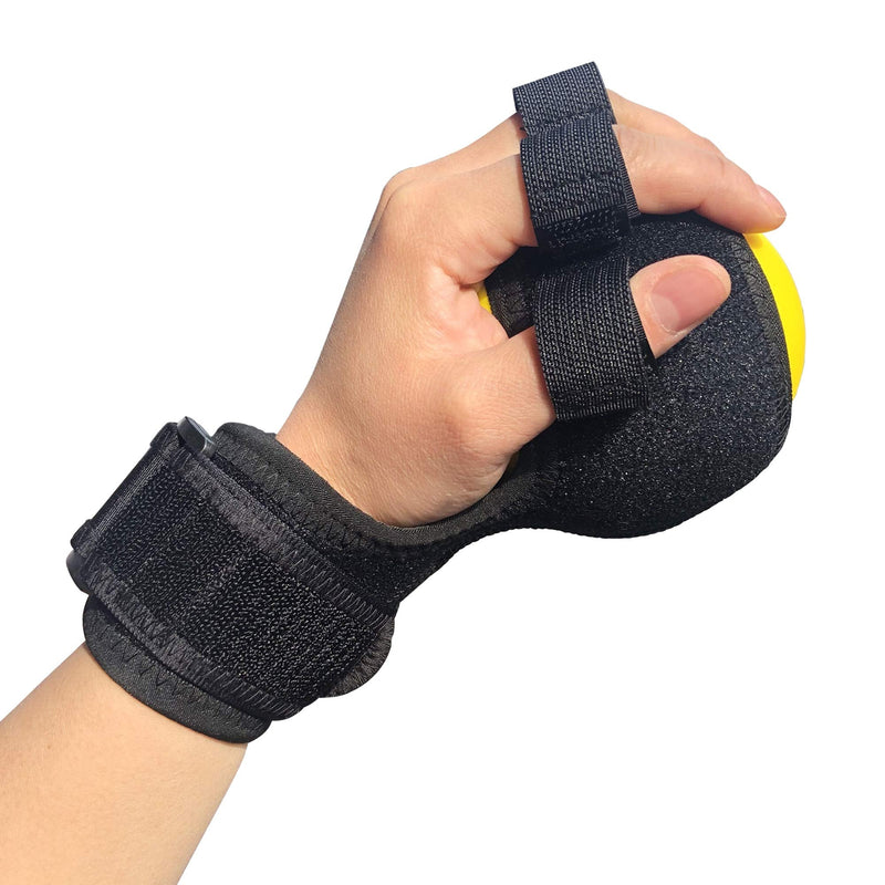 [Australia] - Anti-Spasticity Ball Splint & Finger Posture Corrector for Stroke Hand, Functional Split-fingered Hand Wrist Support, Orthosis Rehabilitation For Impairment/Hemiplegia/Stiff Fingers 