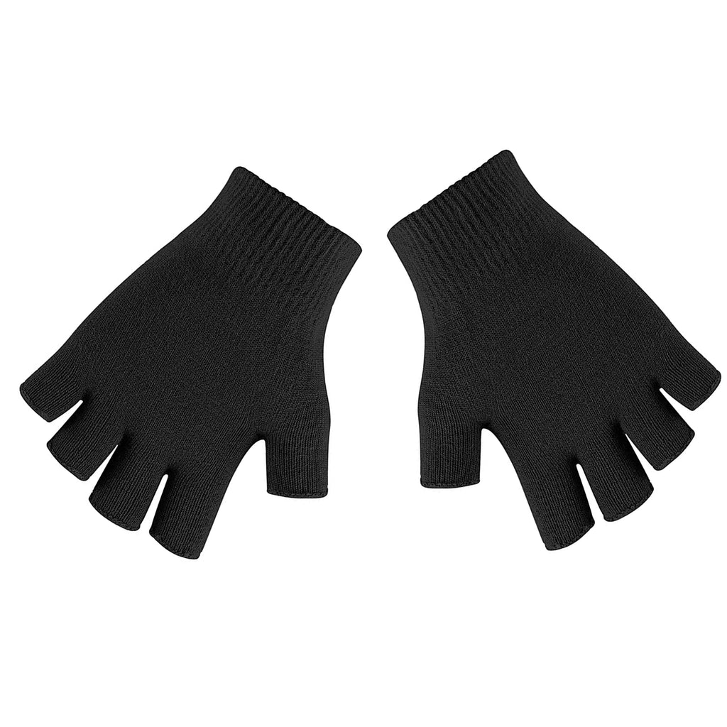 [Australia] - EXPER Moisturizing Gel Gloves Day Night Relief from Eczema and Dry, Rough, and Cracked Hands Thermoplastic Gel Lining with Essential Oils and Vitamins E (Black) 
