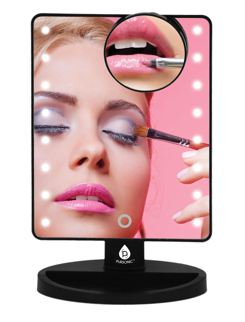 [Australia] - LED Lighted Vanity Mirror/Natural Bright Light Makeup Mirror with detachable 5X mirror 