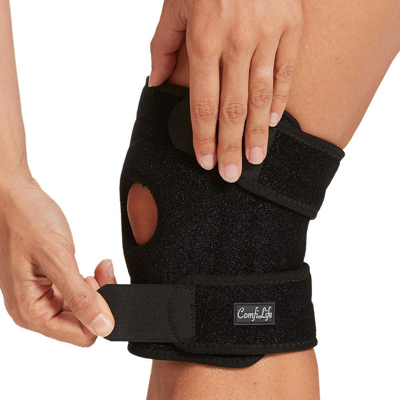 [Australia] - ComfiLife Knee Brace – Knee Support for Meniscus Tear, Arthritis Pain, ACL, LCL, MCL – Open Patella, 3 Point Adjustable Straps, Breathable Non-Slip Comfort for Men & Women (XX-Large) 2X-Large (Pack of 1) 