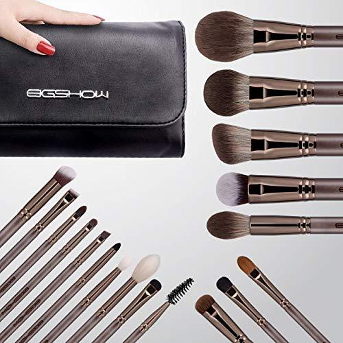 [Australia] - Professional Makeup Brush Set,Eigshow Makeup Brushes Perfect for Foundation Face Powder Blending Blush Bronzer Eyeliner Eye Shadow Brows with Case(PRO 18pcs Coffee) Brown 