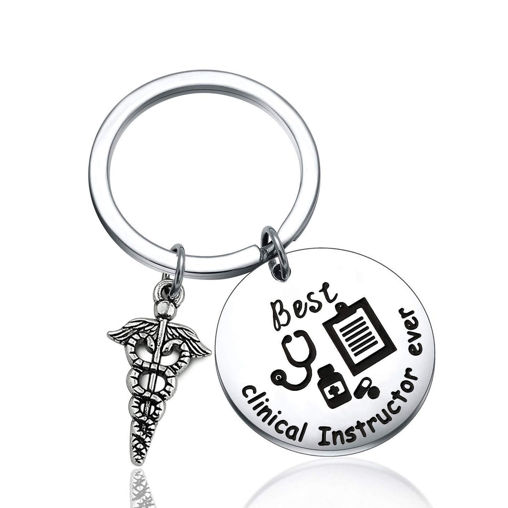 [Australia] - ENSIANTH Clinical Instructor Gift Best Clinical Instructor Ever Keychain Clinical Nursing Instructor Gift Nurse Graduation Gift Clinical Instructor Keychain 