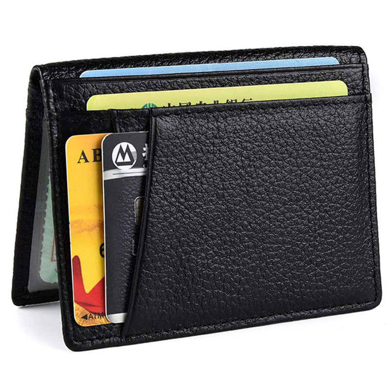 [Australia] - Minimalist Front Pocket Wallet - Leather Slim Bifold Wallet for Men Women 