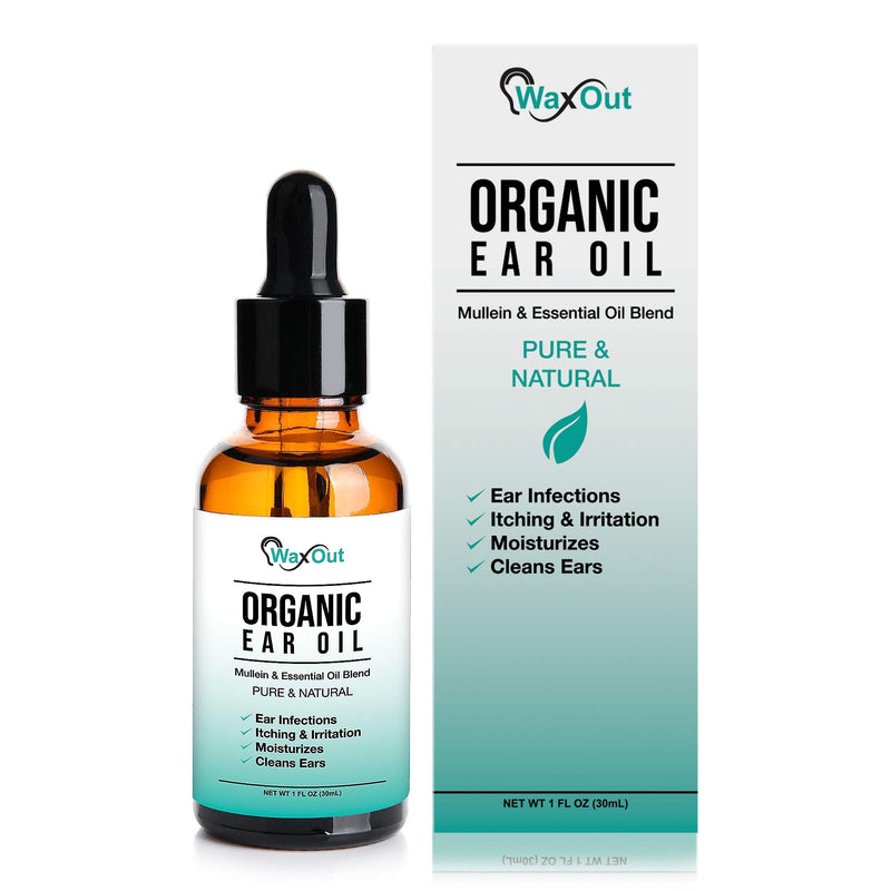 [Australia] - Natural Mullein Ear Wax Removal Oil & Cleaner with Garlic | Pain & Earache Drops | Earwax Softener, Moisturizer & Allergy Soothing | Tinnitus, Itching, Ringing, Infections & Clogged Ears Relief 