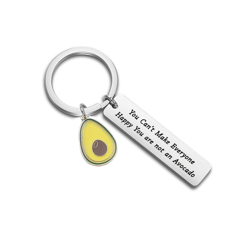 [Australia] - ENSIANTH Funny Avocado Gift You Can’t Make Everyone Happy You are Not an Avocado Keychain 