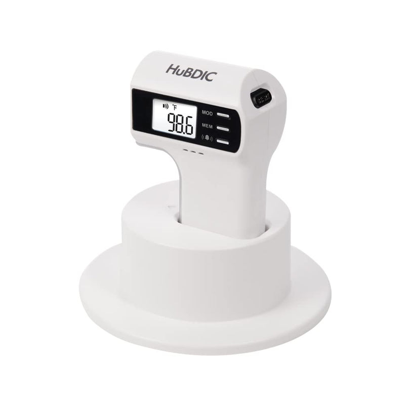 [Australia] - HuBDIC Medical Grade Infrared Non-Contact Thermometer │Made in S. Korea│ LCD Display, Instant Read │Thermometer for Adults, Kids, Toddlers, Infants, and Babies (Black) Black 