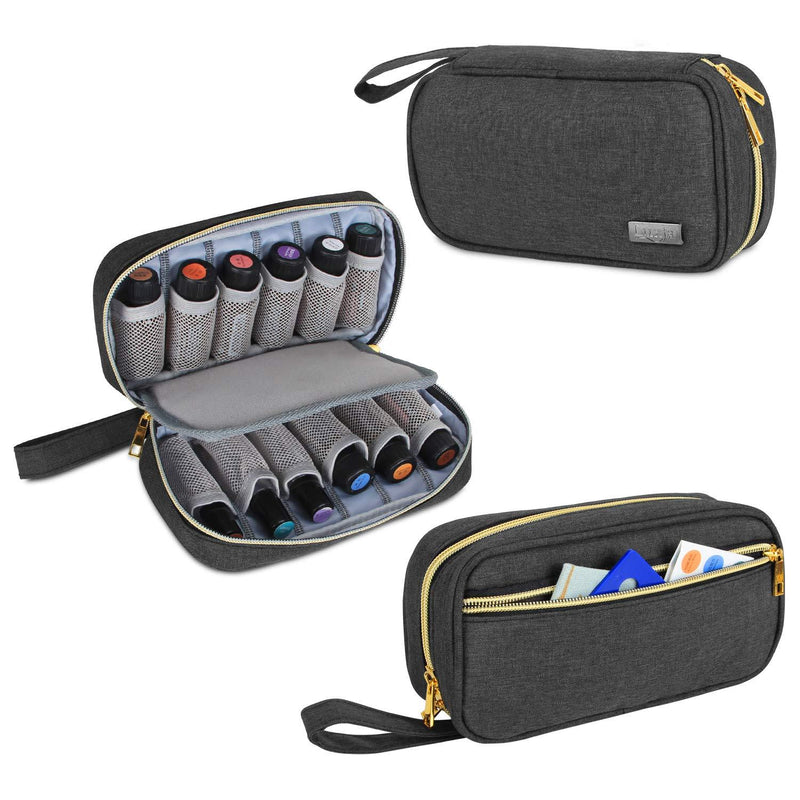 [Australia] - Luxja Essential Oil Carrying Case Black 