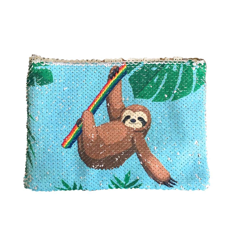 [Australia] - Sloth Magic Sequin Cosmetic Bag 