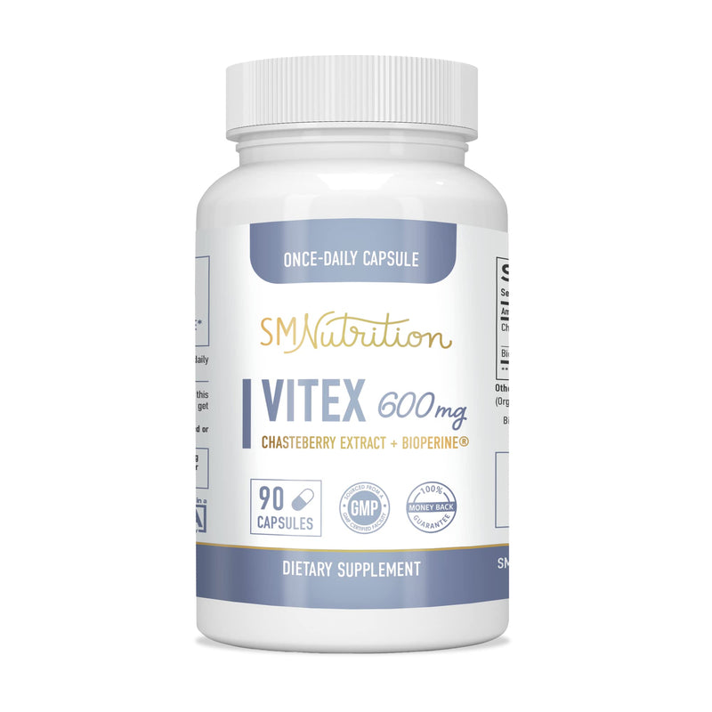 [Australia] - Vitex Supplement for Women 600mg (90 Capsules, 3-Month Supply) Chasteberry Supplement for Women Supports Hormone Balance, Menopause, PMS - Formulated Gluten-Free, Vegetarian 