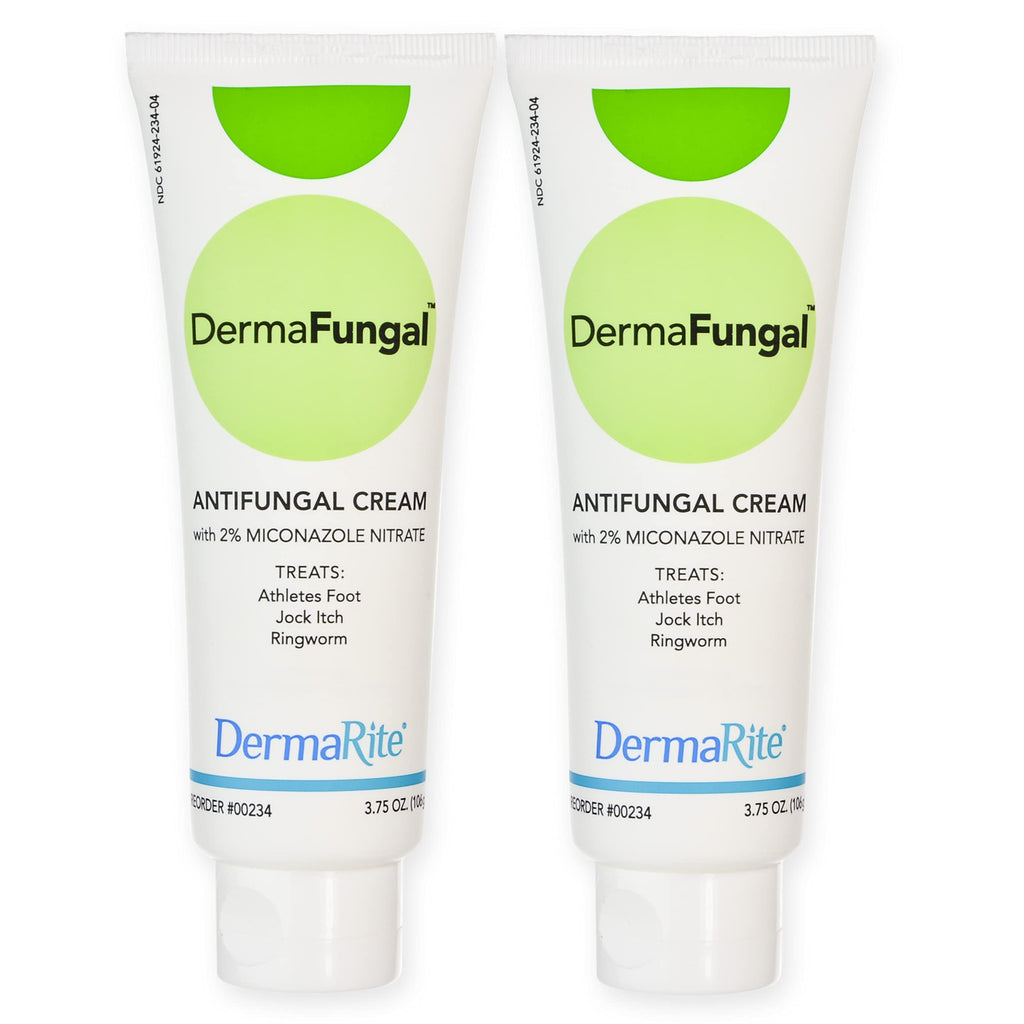 [Australia] - DermaFungal Antifungal Cream - Treats and Prevents Most Athlete’s Foot, Jock Itch, and Ringworm - 2% Miconazole Nitrate – 2 Tubes, 3.75 oz Each 3.73 Ounce (Pack of 2) 