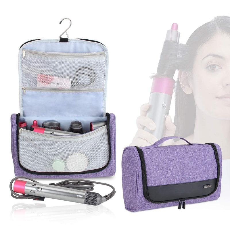 [Australia] - Luxja Storage Bag for Dyson Airwrap Styler, Travel Bag for Airwrap Styler and Attachments, Purple 