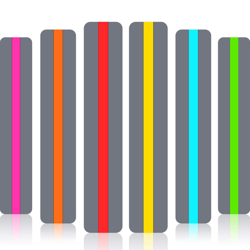 [Australia] - Guided Reading Strips Highlight Strips Colored Overlay Highlight Bookmarks Help with Dyslexia for Crystal Children and Teacher Supply Assistant (18) 18 