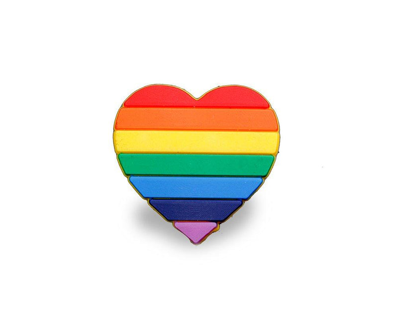 [Australia] - Fundraising For A Cause | Silicone Pride Heart Flag Rainbow Pins - Cheap Pride Pins - LGBTQ+ Pins for Women & Men 5 