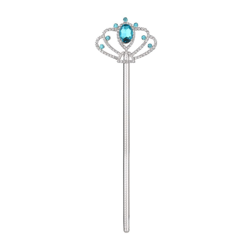 [Australia] - HAIQILIN Angel Scepter Wand Fairy Princess Magical Sceptor Crystal Scepter Blue 