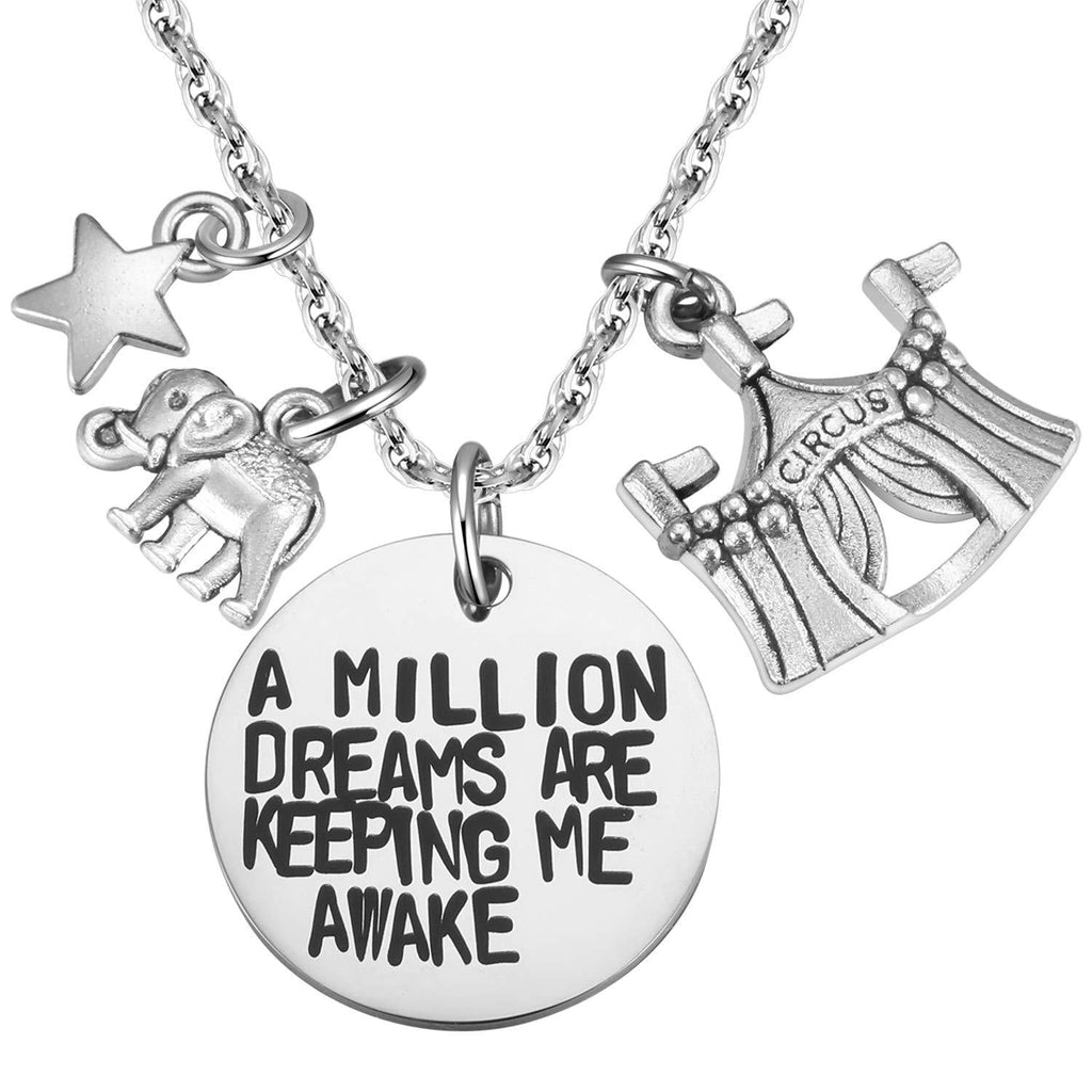 [Australia] - MIXJOY The Greatest Showman Inspired a Million Dreams are Keeping Me Awake Necklace 