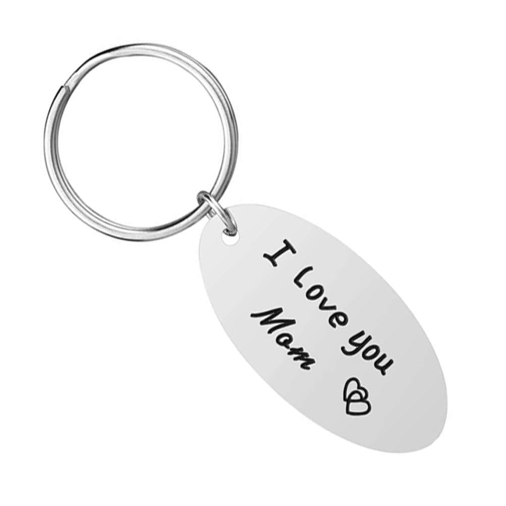 [Australia] - XYIYI Mothers Fathers Day Keychain, Mom Dad Gifts for Birthday Christmas I love you mom 