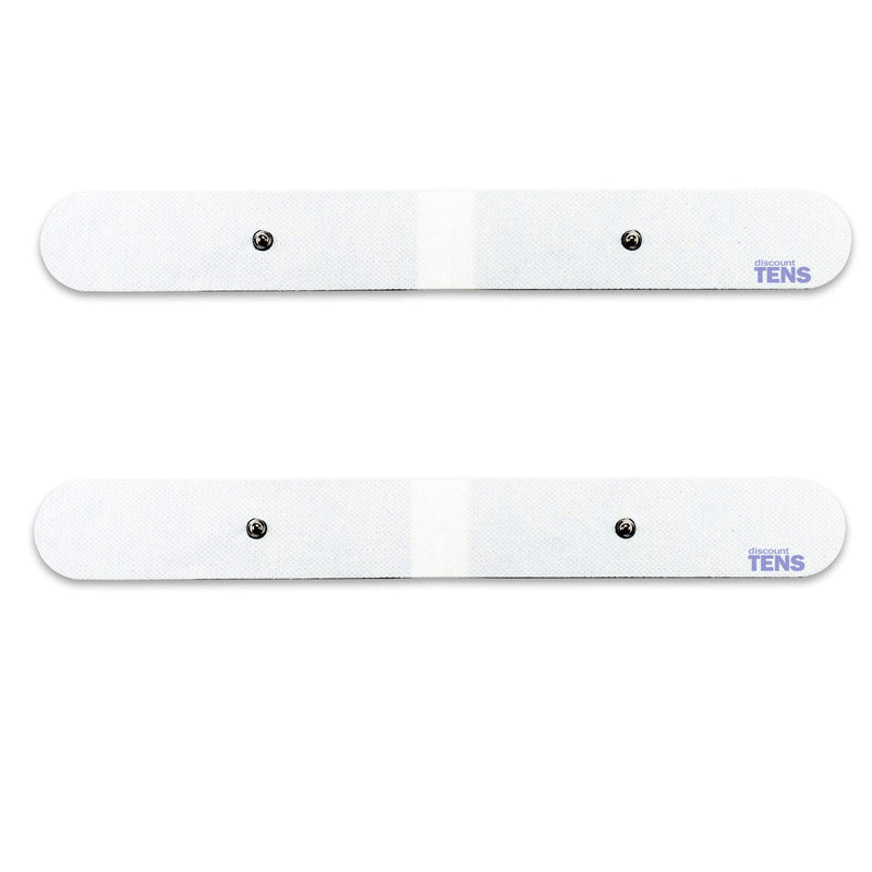 [Australia] - TENS Electrodes, 2 Premium Quality 13 inch x 1.5 inch Lower Lumbar Strip Self Adhesive Electrodes for TENS Units, Snap TENS Unit Electrodes, Discount TENS Brand 