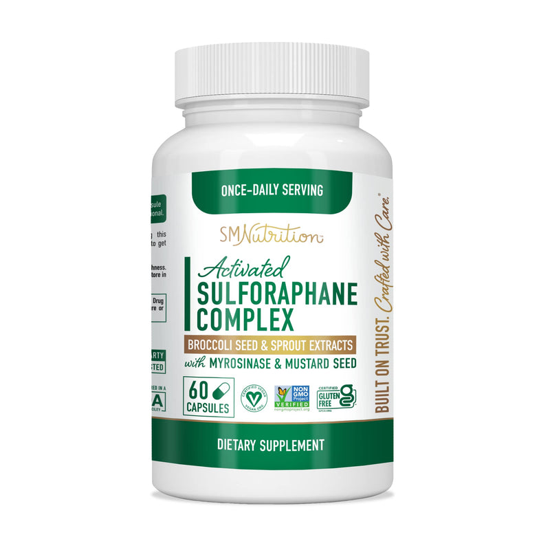 [Australia] - Sulforaphane Supplement 19mg Real Stabilized Sulforaphane | 405mg Complex | 125mg of Glucoraphanin & Myrosinase | from Broccoli Sprouts & Seed Extract | Antioxidant, Detoxification, Cellular Health 