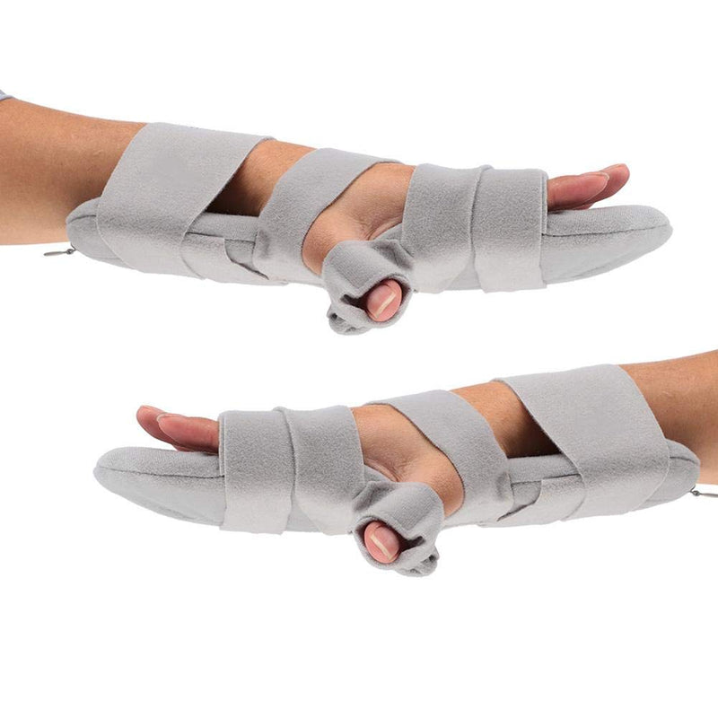 [Australia] - Resting Hand Splint, Thumb Stabilizer Wrap, Night Immobilizer Wrist Finger Brace for Hand Fractures, Wrist Sprains, Carpal Tunnel Pain - Functional Support for Sprains Fractures 2# 