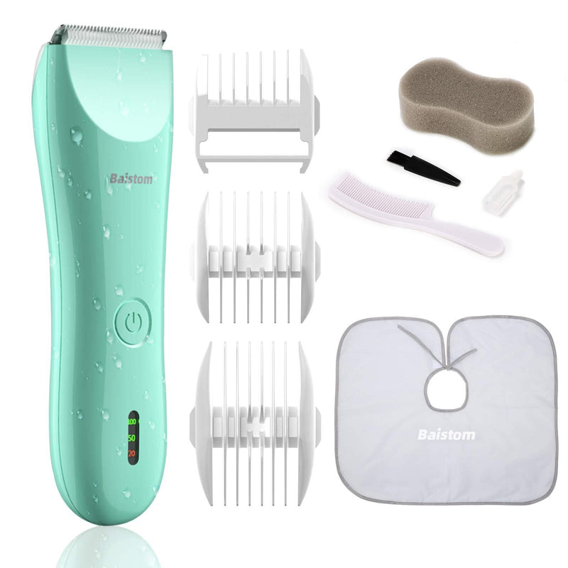 [Australia] - Baby Hair Clipper, Quiet Hair Trimmer for Kids and Children, Waterproof Rechargeable Cordless Haircut Kit for kids 