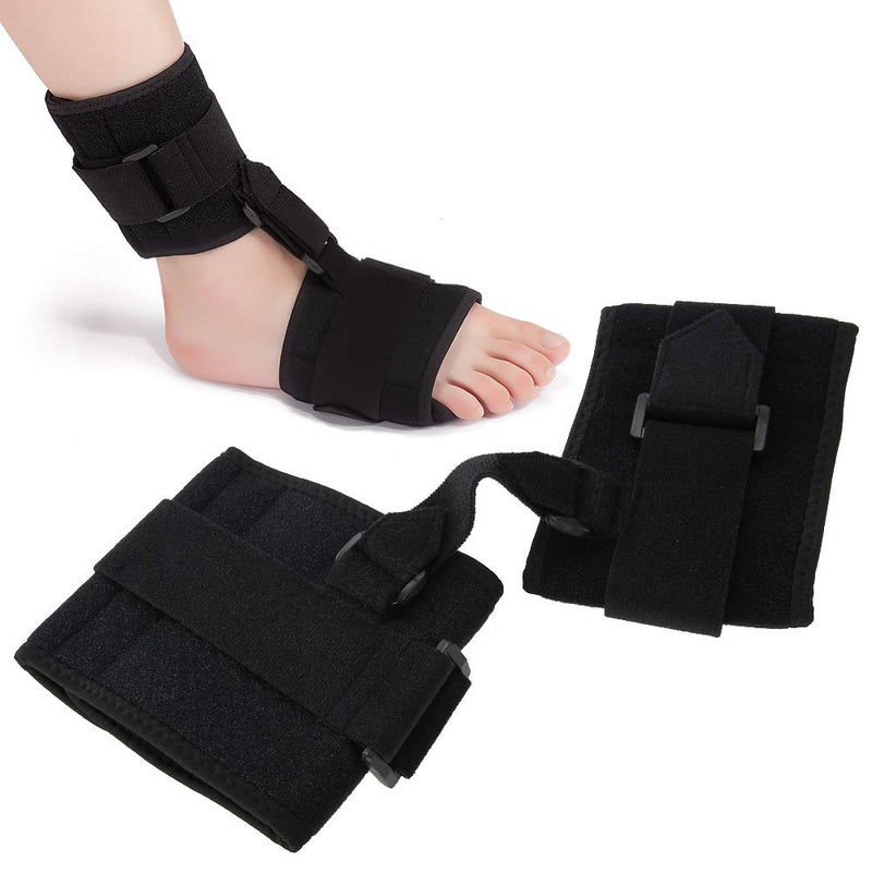 [Australia] - Foot Drop Brace,Adjustable Foot Drop Orthosis Ankle Corrector Brace Support Protection Correction Splint Right or Left Drop Foot Brace Plantar Fasciitis Splint Day/Night Dorsal Splint 