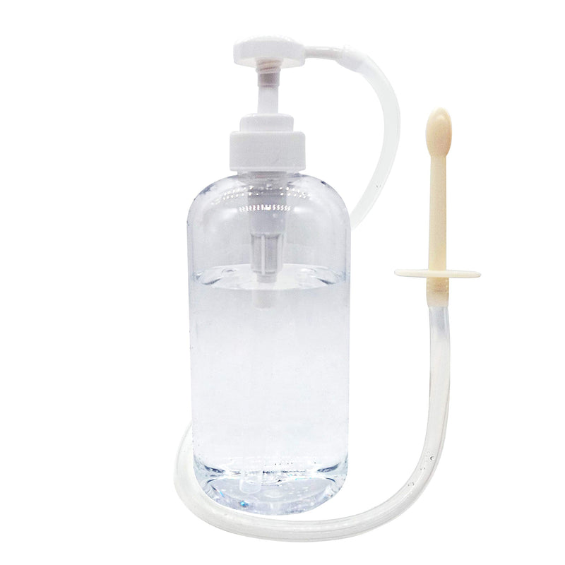[Australia] - Abyclean Enema Bottle Kit for Men Anal Douche Vagina Cleaning Kit Reusable Manual Pressure Enemas for Women (600ml Press) 600ml 