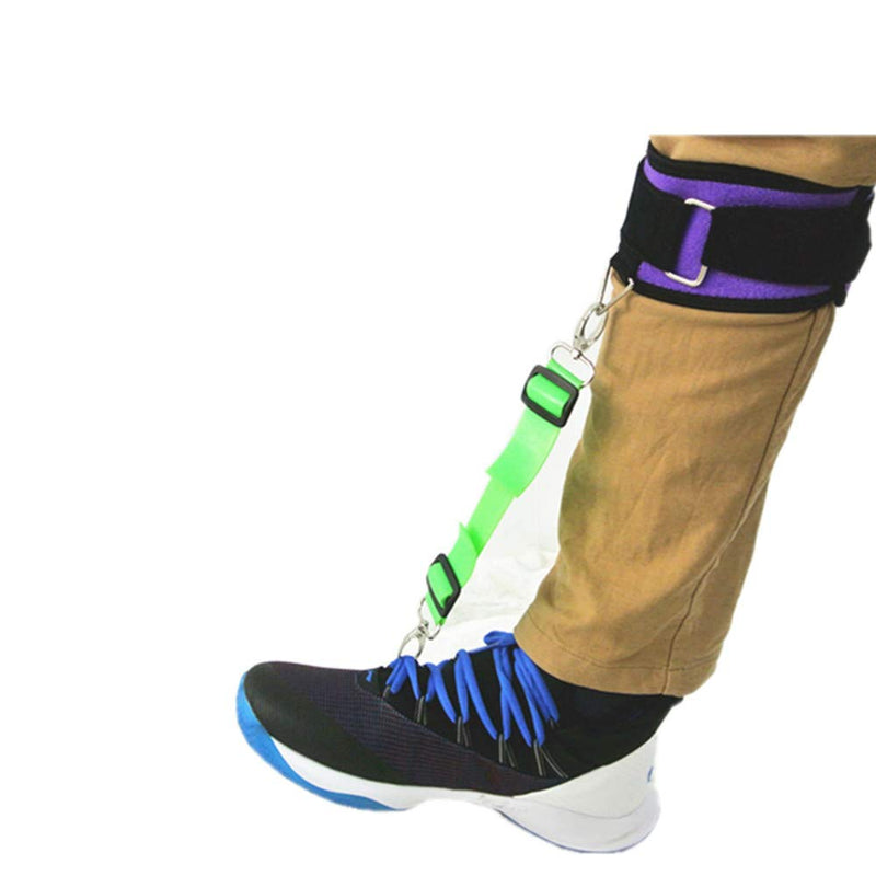 [Australia] - Foot Drop Orthotics Device Ankle Foot Support Brace Strap for Stroke Hemiplegia Bedridden Rehabilitation Training (Style 2-L) Style 2-L 