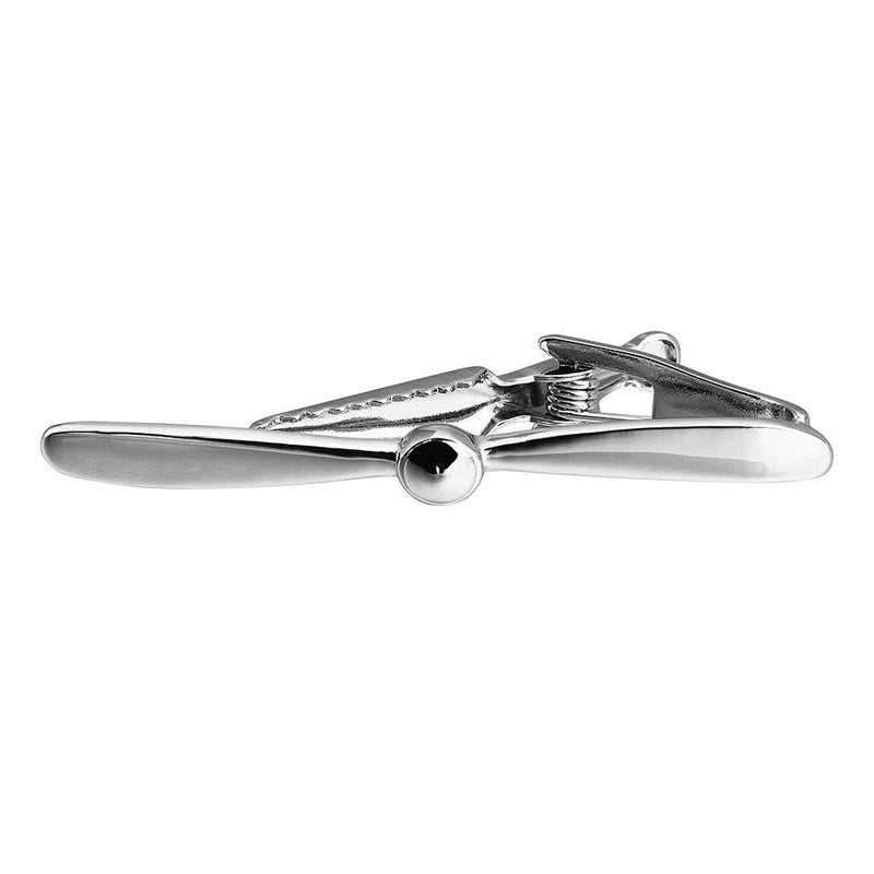 [Australia] - HAWSON 2 inch Tie Clip for Men-Novelty Propeller Necktie Bar Clip,Tie Pin,Special Interesting Gift for Men 