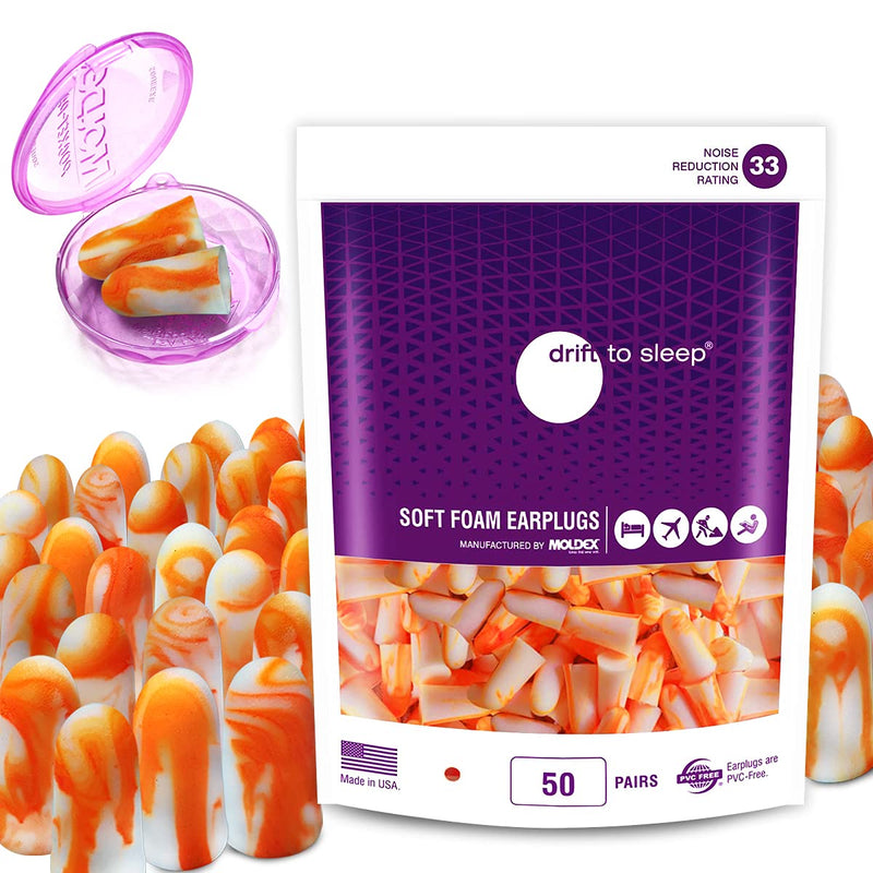 [Australia] - Moldex Soft Foam Ear Plugs 50 Pairs Softies® Earplugs -33dB Highest NRR Made in USA/Moldex Soft Foam Ear Plugs 50 Pairs Softies® Earplugs -33dB Highest NRR Made in USA 50 Pair (Pack of 1) 
