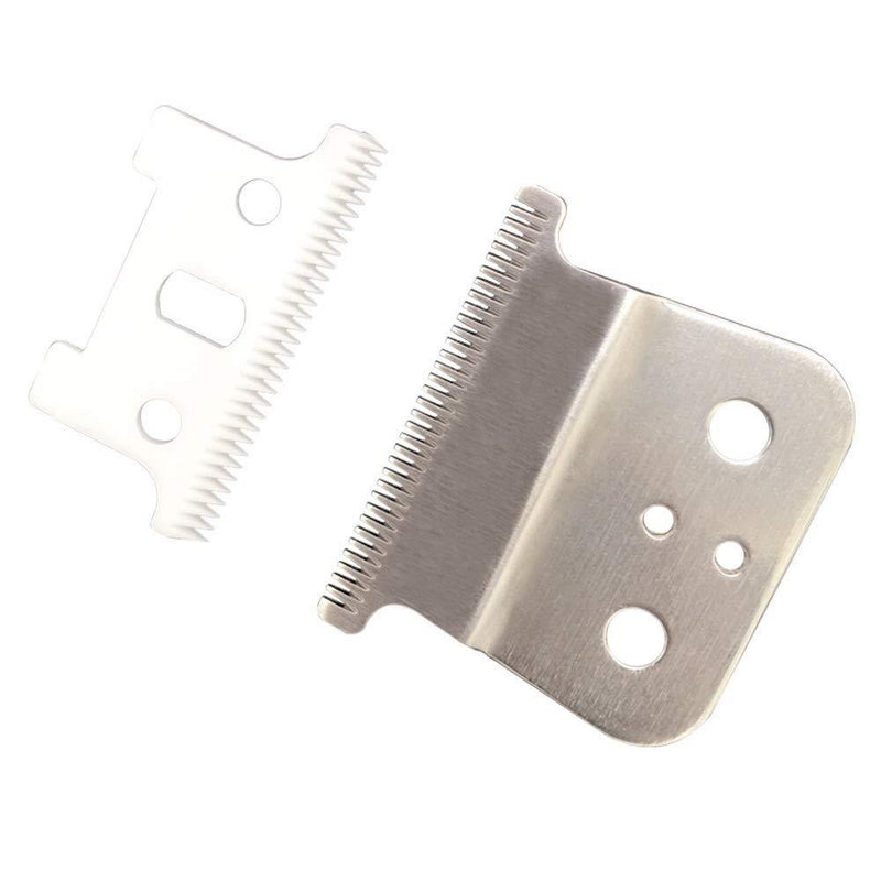 [Australia] - T outliner blades for Andis T outliner,andis gtx, t outliner replacement blade andis gtx replacement blade (Ceramic T blade + sliver steel blade) 