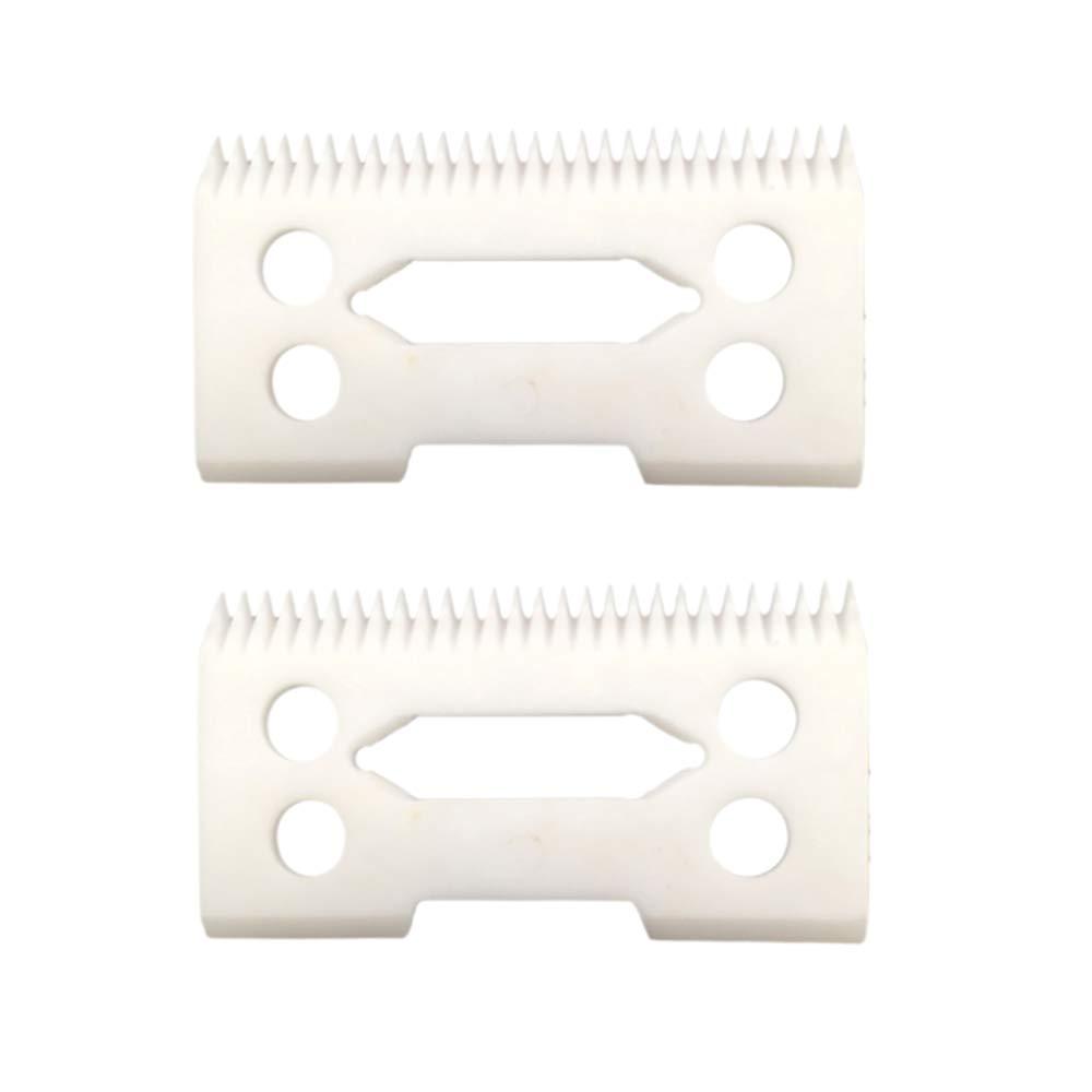 [Australia] - professional ceramic clipper blades 2 hole2-Hole Clipper ceramic Blade cutter,ceramic clipper replacement blades for Wahl Senior cordless Clipper, Wahl Magic clip, wahl sterling senior (2pcs) 