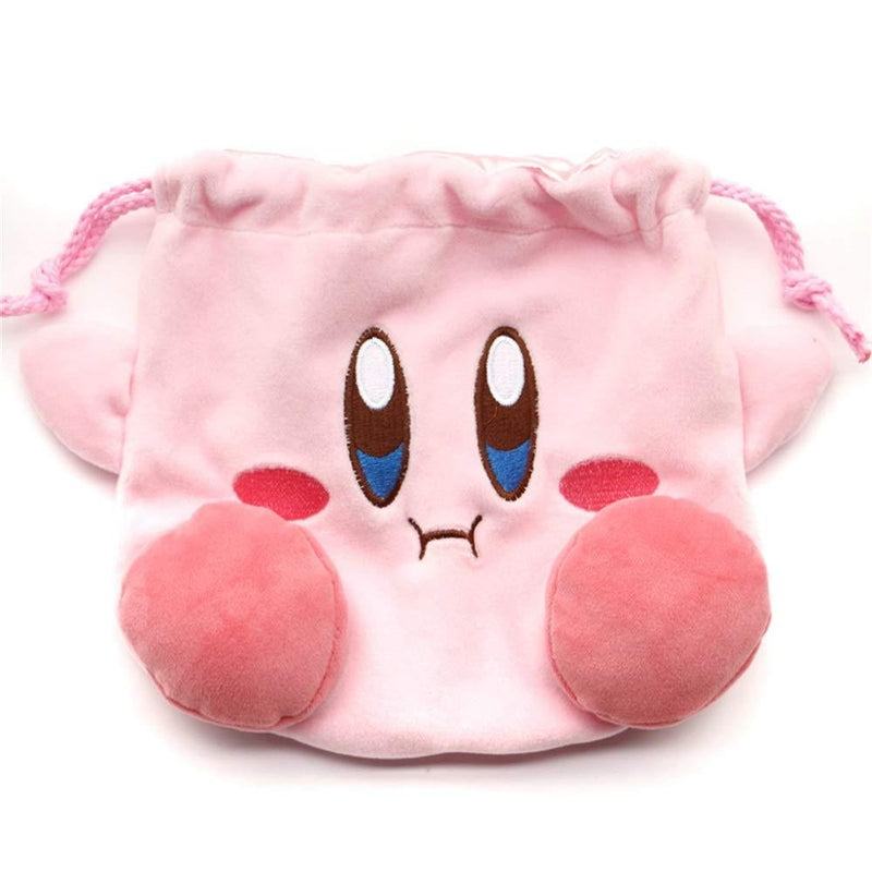 [Australia] - Lopbraa Star Plush Pink Drawstring Plushie Kawaii Bag Travel Purse Makeup Cosmetic Storage Bags Organizer (Style One) Style One 