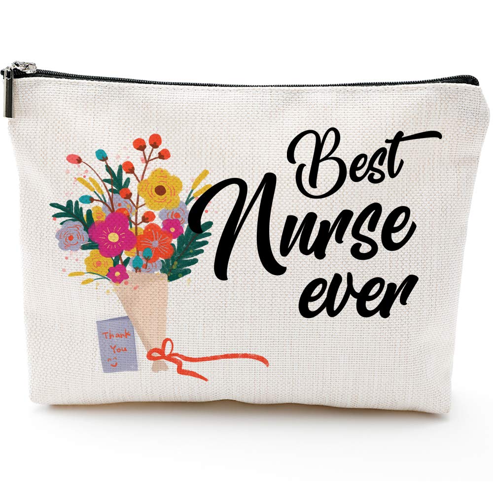 [Australia] - Nurse Gifts,Nursing Student Gifts for Women,Nurse Practitioner Gifts,Best Nurse Ever, Waterproof Cosmetic Bag 