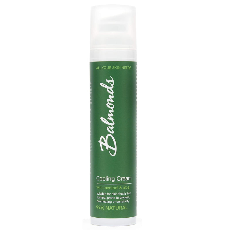 [Australia] - Balmonds - Cooling Cream - 3.5oz. (100ml) - 99% Natural Moisturizer With Menthol & Aloe - Fragrance Free - Vegan/Cruelty Free - All Skin Types 