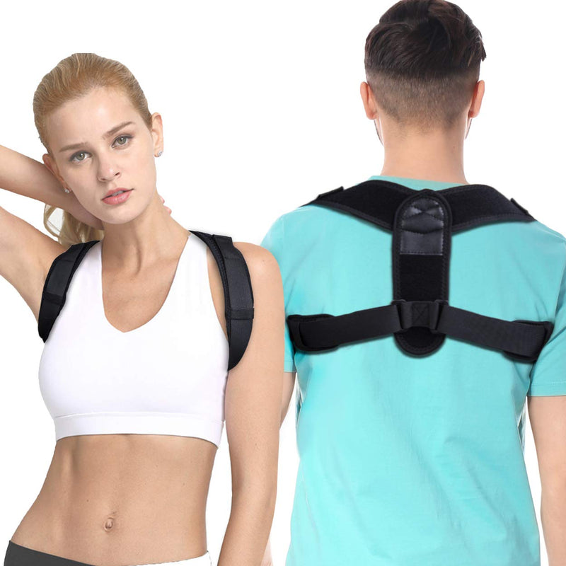 [Australia] - Posture Corrector for Men and Women, Upper Back Brace for Clavicle Support, Adjustable Back Straightener and Providing Pain Relief from Neck, Back & Shoulder 