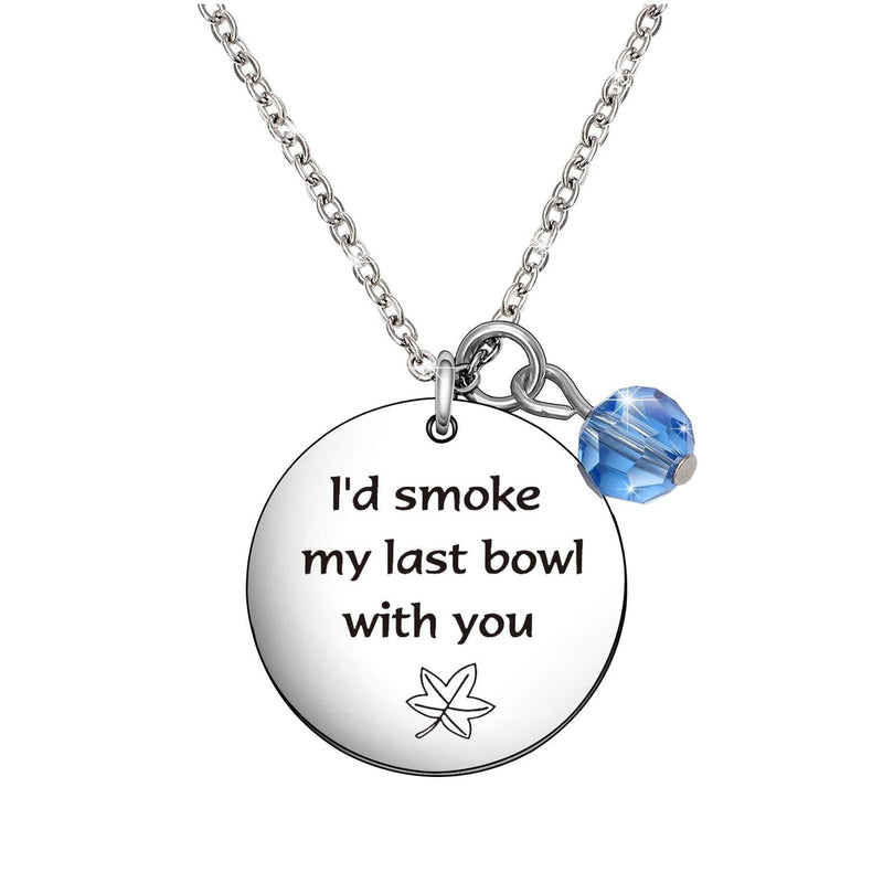 [Australia] - De&ai Inspirational Mantra Friendship Necklace for Long Distance Best Friends Farewell Necklace 