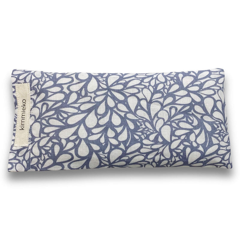 [Australia] - Kimmieko Weighted Eye Pillow for Eyes and Forehead | Washable Case with Organic Lavender and Flax Seed insert | Perfectly Weighted for Relaxation | Hand Made in the USA (Water Flow) Water Flow 