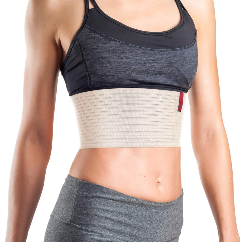 [Australia] - ORTONYX 6.25" Broken Rib Brace Unisex - Elastic Chest Wrap Comppression Support Belt - Rehabilitation of Cracked, Fractured, Dislocated Ribs Post-Surgery Aid L/XXL Beige / ACOX5226-BG-LXXL Large/2X-Large (Pack of 1) 