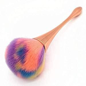 [Australia] - Large Powder Mineral Brush,Foundation Makeup Brush,Powder Brush and Blush Brush for Daily Makeup (Gold-Colorful) … Gold-Colorful 