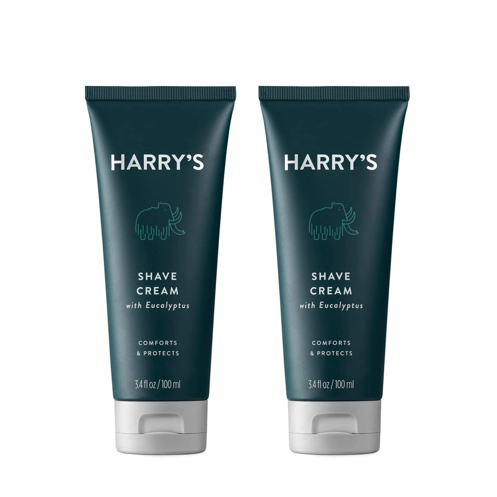 [Australia] - Harry's Shaving Cream - Shaving Cream for Men with Eucalyptus - 2 pack (3.4 oz) 