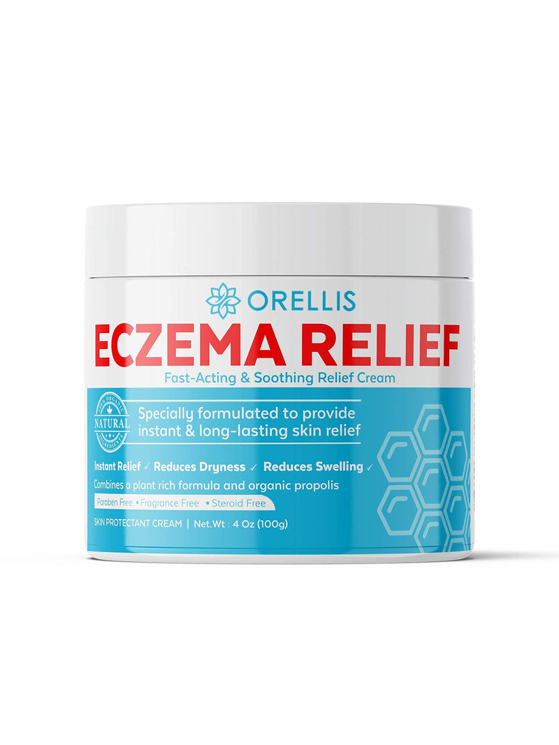 [Australia] - Orellis Natural Eczema Relief Cream with Calendula and Propolis. for Body & Face. Natural Cream for Eczema Relief & Dermatitis. Provides Itch Relief and Reduces Flare ups Caused by Eczema. 