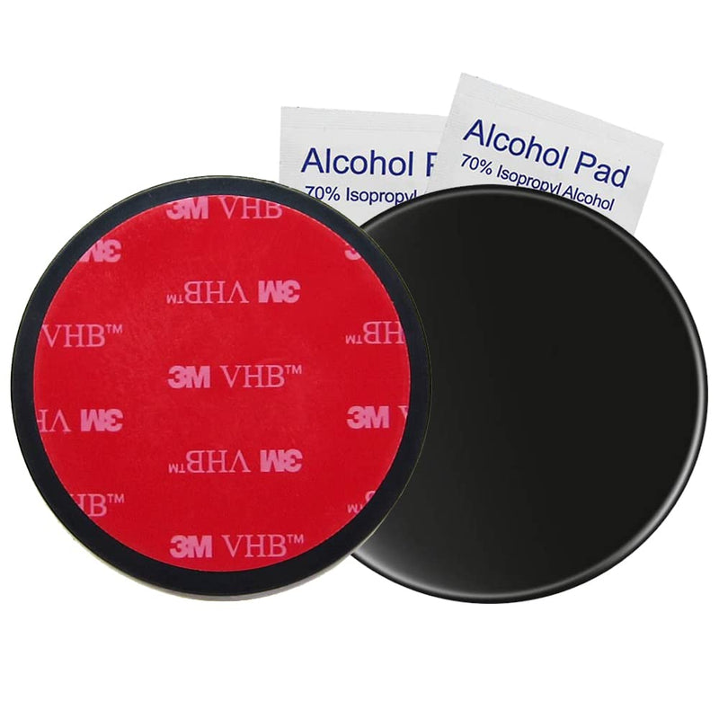 [Australia] - Randconcept - 95mm 3M VHB Adhesive Dashboard Pad Mounting Disk for Suction Cup Phone Mount & Garmin GPS Suction Mount | 3.74" Wide Diameter 2 Pcs 